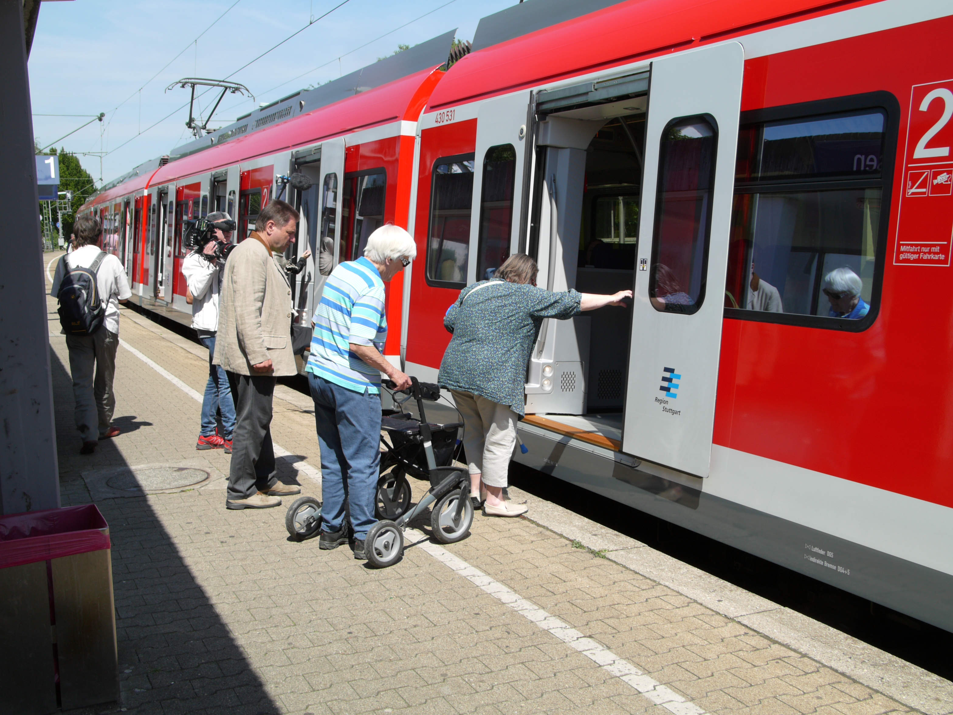 Einstieg Kruecken 1 Hoehe und Spalt