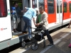 Ausstieg Rollator Haldschdell gefaehrlich